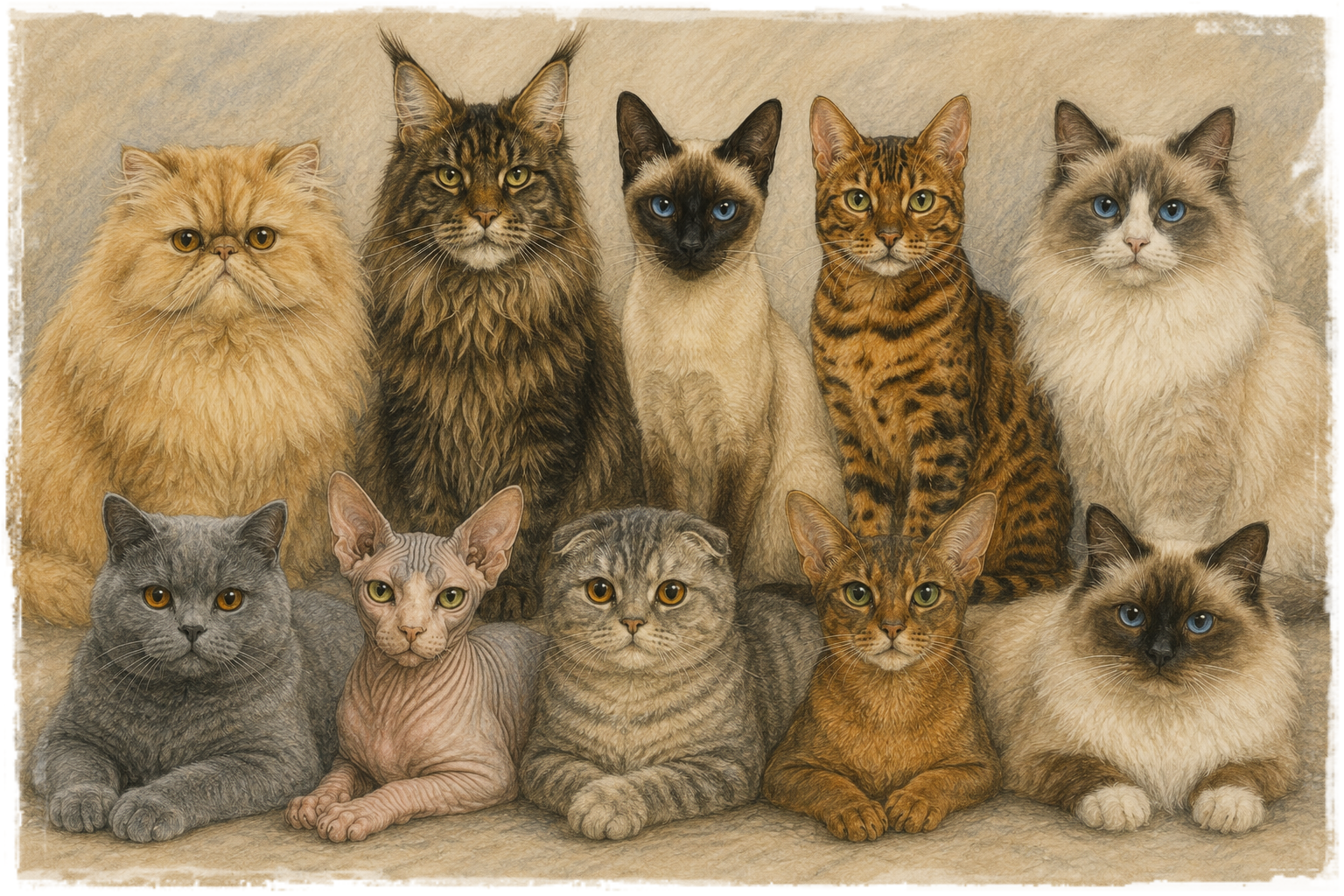Las principales razas de gatos: una guía completa