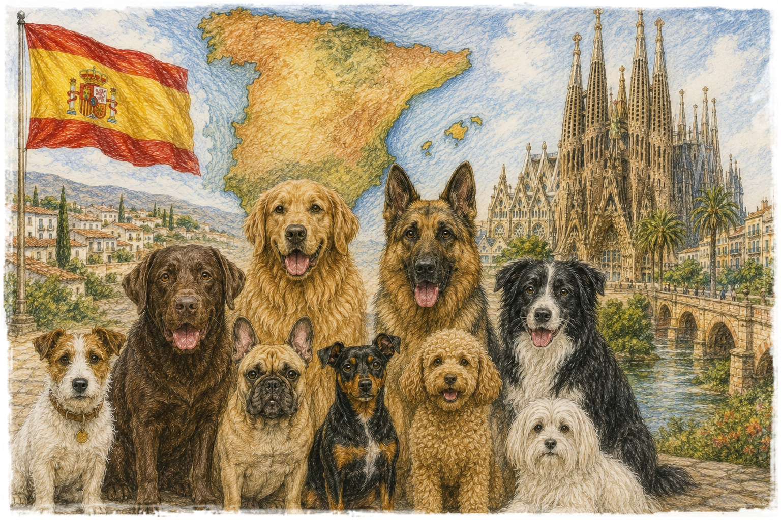 La población de perros en España
