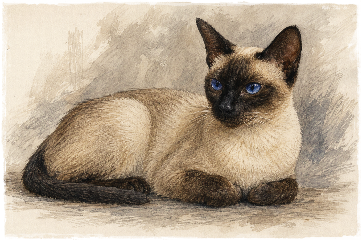 Conoce la raza de gato Siamés
