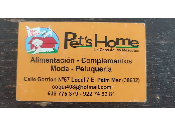 Pet´S Home - Arona (Santa Cruz de Tenerife)