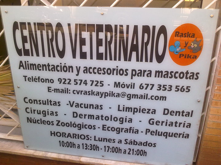 Centro Veterinario Raska y Pika - San Cristóbal de La Laguna (Santa Cruz de Tenerife)